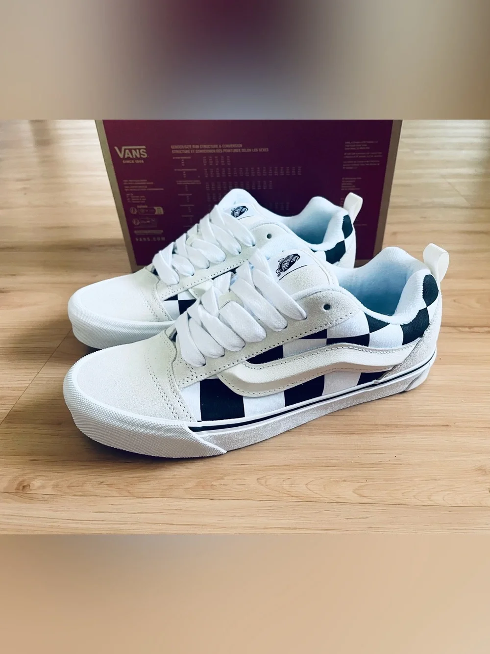 Vans Knu Skool Mega Checkerboard Women 10.5 US
